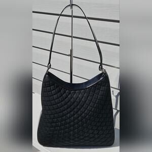 Bally Quilted Nylon Hobo